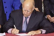 Gov Brown Signs